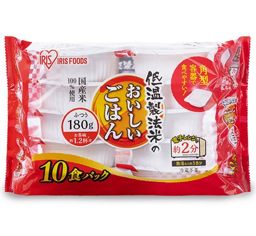 低温製法米のおいしいごはん® 180g 1ケース(10パック×4個)